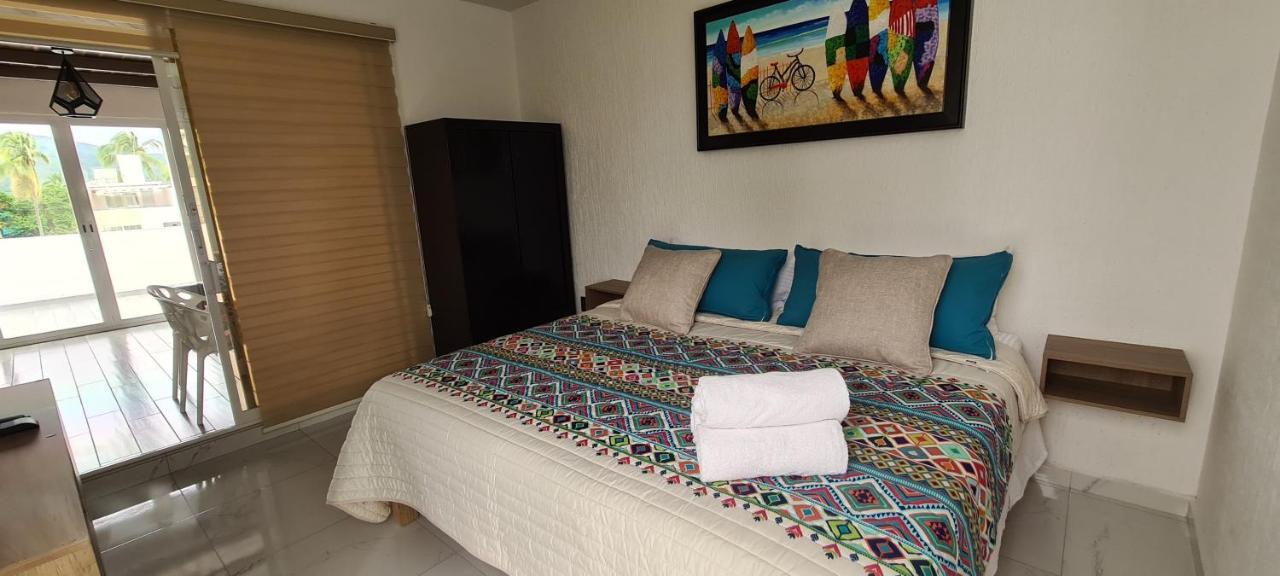 Moderno Depa Con Terraza Y Vista Extraordinaria Apartment Manzanillo Luaran gambar
