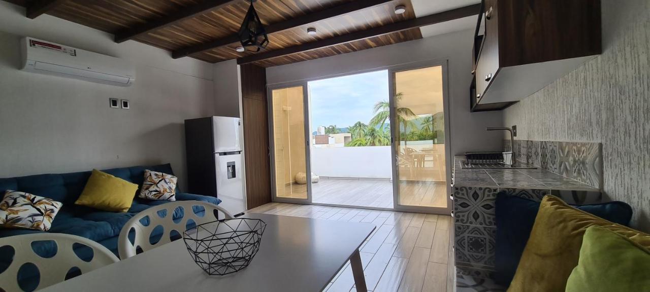 Moderno Depa Con Terraza Y Vista Extraordinaria Apartment Manzanillo Luaran gambar