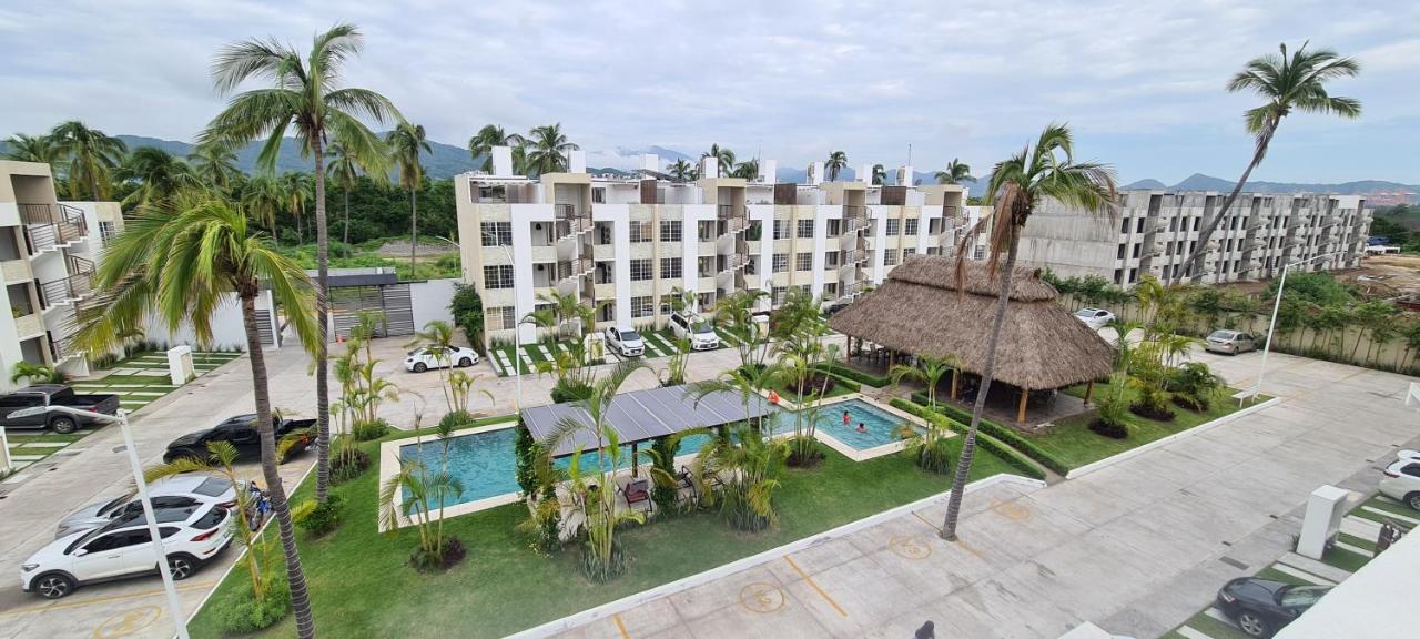 Moderno Depa Con Terraza Y Vista Extraordinaria Apartment Manzanillo Luaran gambar