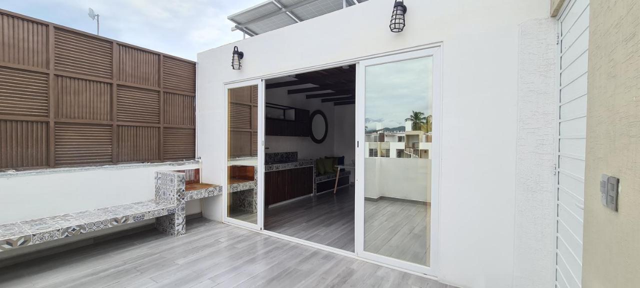 Moderno Depa Con Terraza Y Vista Extraordinaria Apartment Manzanillo Luaran gambar